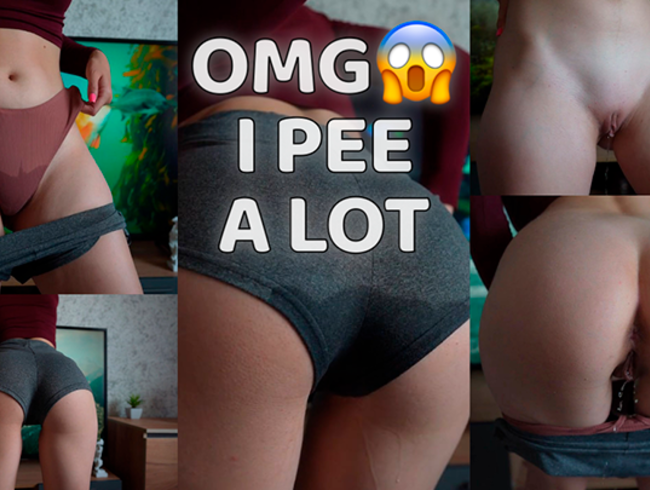 Thumbnail of OMG I Pee a Lot! Wetting My Shorts And Panties