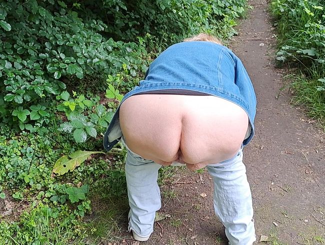 Thumbnail of Peeing on the forest path