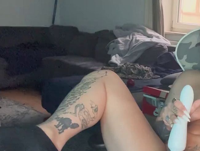 Thumbnail of Tattooed teen girl has multiple orgasms and can’t stop squirting