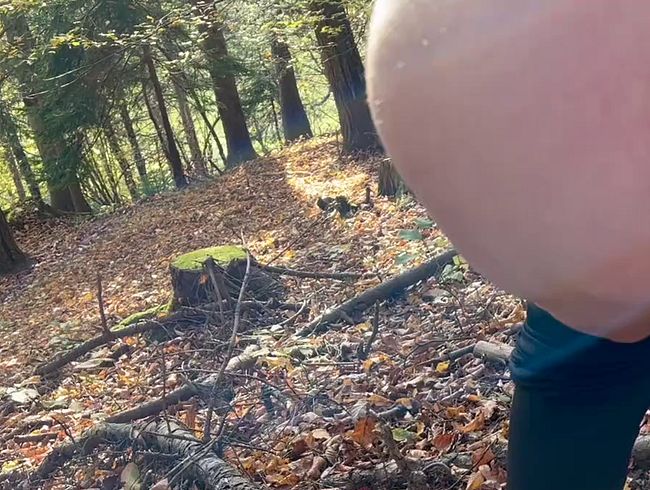 Thumbnail of peeing in the woods