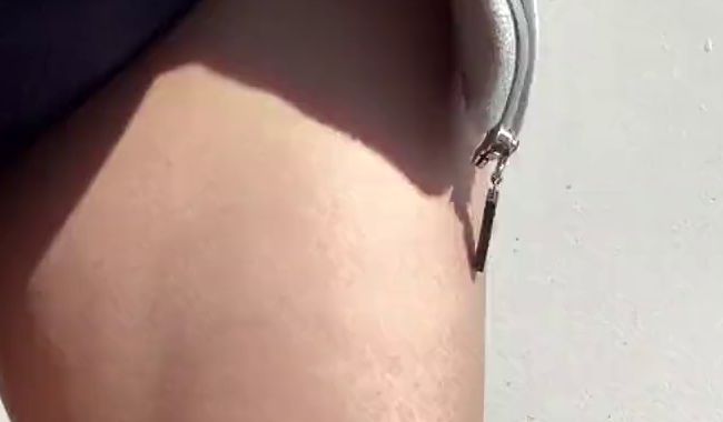 Thumbnail of Pregnant pissed on my balcony