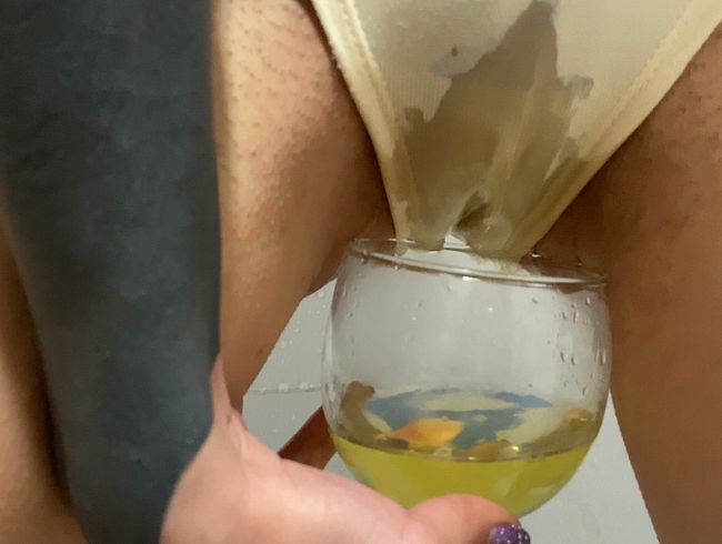 Thumbnail of FIRST TIME PEE IN A GLASS CUP