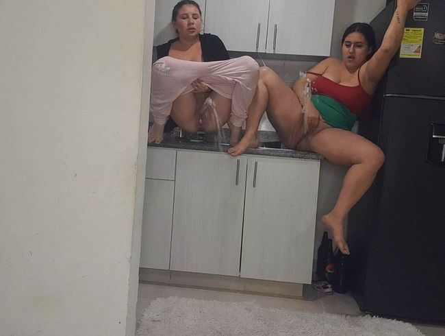 We pee in the kitchen