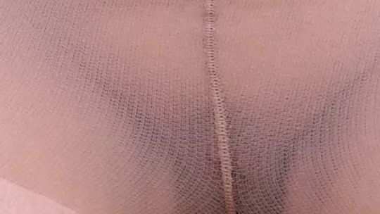 And peed in the nylon again