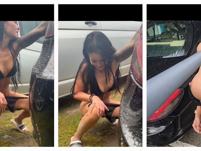 Thumbnail of Public Parking Piss ;) With private shower (No sound)