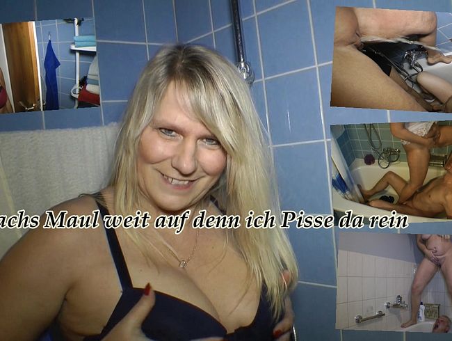 Thumbnail of Open your mouth wide because I'm going to piss in there