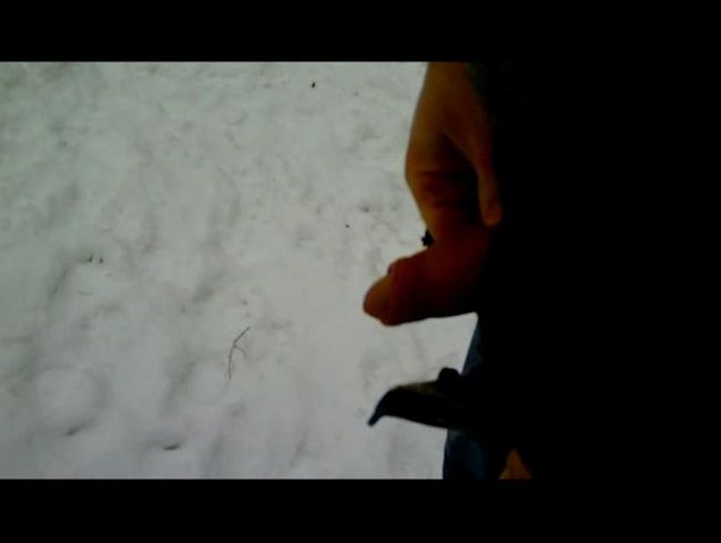 Thumbnail of Pissing in the snow