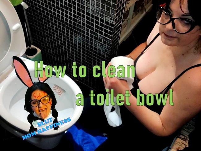 Thumbnail of How to properly clean the toilet bowl